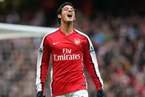 Arsenal V Burnley FA Cup 2008-9 Prints: Thrilling Vela Goal: Arsenal's First in Historic 3-0 FA Cup Victory over Burnley (2009)