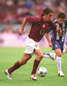 Thrilling Victory: Robert Pires Scores the Winning Goal for Arsenal at Amsterdam Tournament, 2005