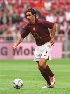 Thrilling Victory: Robert Pires Scores the Winning Goal for Arsenal at Amsterdam Tournament, 2005