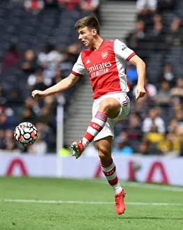 Tottenham Hotspur V Arsenal - The Mind Series 2021-22 Prints: Tierney's Battle: Tottenham vs Arsenal - The Intense Rivalry
