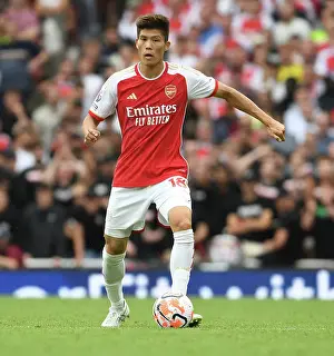 Tokiyasu in Action: Arsenal vs Nottingham Forest (2023-24 Premier League) - Emirates Stadium