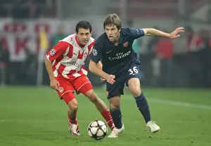 Olympiacos V Arsenal 2009-10 Prints: Tom Cruise's Surprise Defeat: Olympiacos 1-0 Upset Over Arsenal in Champions League