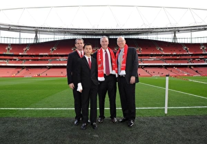 Arsenal V Fulham 2013-14 Prints: Tom Fox and guests. Arsenal 2: 0 Fulham