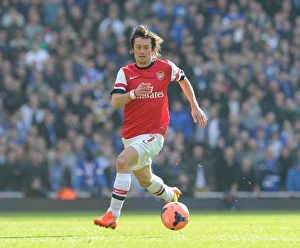 Arsenal V Everton - FA Cup 2014 Prints: Tomas Rosicky in Action: Arsenal vs. Everton, FA Cup Quarter-Final