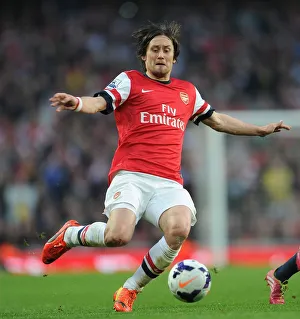 Arsenal V Manchester City 2013/14 Prints: Tomas Rosicky in Action: Arsenal vs Manchester City, Premier League 2013/14