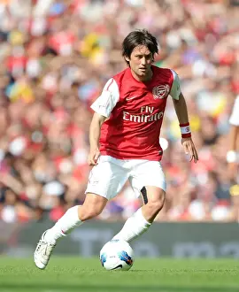 Arsenal V New York Red Bulls 2011-12 Prints: Tomas Rosicky in Action: Arsenal vs New York Red Bulls, Emirades Cup Day 2