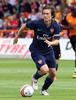 Images Dated 18th July 2009: Tomas Rosicky in Action: Arsenal's Pre-Season Draw at Barnet, 2009