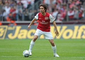 Cologne v Arsenal Collection: Tomas Rosicky in Action: Cologne vs Arsenal Pre-Season Friendly, 2011