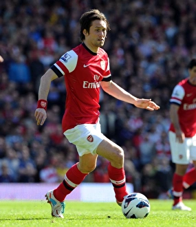 Fulham V Arsenal 2012-13 Prints: Tomas Rosicky in Action: Fulham vs. Arsenal, Premier League 2012-13