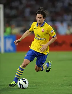 Vietnam V Arsenal 2013-14 Prints: Tomas Rosicky in Action: Vietnam vs. Arsenal (2013-14)