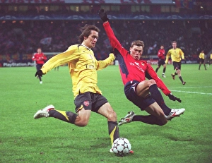 Tomas Rosicky (Arsenal) Aleksei Berezutskiy (CSKA)