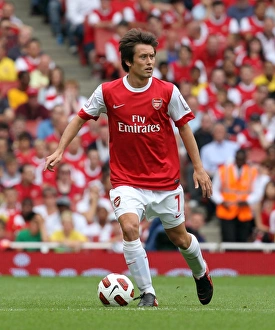 Arsenal v AC Milan 2010-11 Collection: Tomas Rosicky (Arsenal). Arsenal 1: 1 AC Milan. Emirates Cup Pre Season