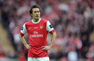 Tomas Rosicky (Arsenal). Arsenal 1: 2 Birmingham City. Carling Cup Final