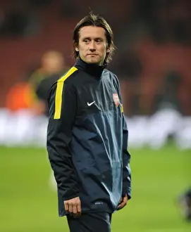 Tomas Rosicky (Arsenal). Arsenal 1: 3 Bayern Munich. UEFA Champions League. Round of 16, 1st Leg