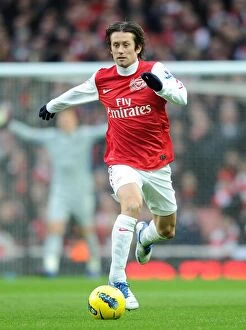 Arsenal v Manchester United 2011-12 Collection: Tomas Rosicky (Arsenal). Arsenal 1: 2 Manchester United. Barclays Premier League