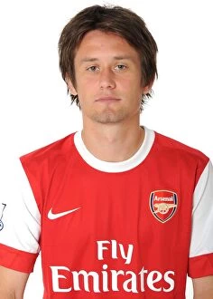 1st Team Player Images 2010-11 Collection: Tomas Rosicky (Arsenal). Arsenal 1st Team Photocall and Membersday. Emirates Stadium