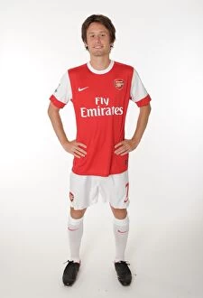 Images Dated 5th August 2010: Tomas Rosicky (Arsenal). Arsenal 1st Team Photocall and Membersday. Emirates Stadium
