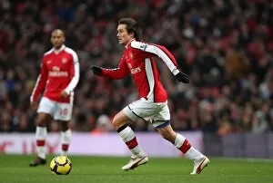 Tomas Rosicky (Arsenal). Arsenal 2: 0 Stoke City. Barclays Premier League