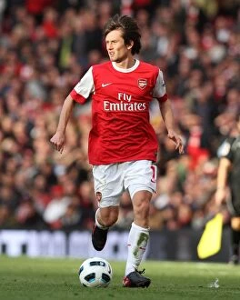 Arsenal v Birmingham City 2010-11 Collection: Tomas Rosicky (Arsenal). Arsenal 2: 1 Birmingham City. Barclays Premier League