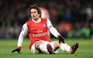 Arsenal V Chelsea 2010-11 Prints: Tomas Rosicky (Arsenal). Arsenal 3: 1 Chelsea. Barclays Premier League. Emirates Stadium