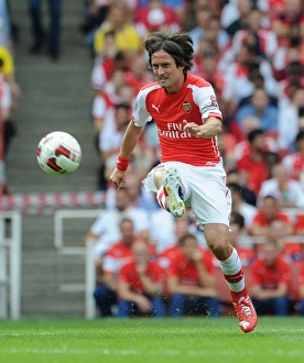 Tomas Rosicky (Arsenal). Arsenal 5: 1 Benfica. The Emirates Cup, Day 1. Emirates Stadium, 2 / 8 / 14