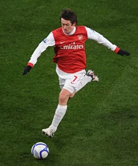 Arsenal v Leyton Orient FA Cup Replay 2010-11 Collection: Tomas Rosicky (Arsenal). Arsenal 5: 0 Leyton Orient, FA Cup Fifth Round Replay