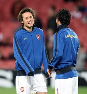 Images Dated 15th September 2010: Tomas Rosicky (Arsenal). Arsenal 6: 0 SC Braga. UEFA Champions League. Group H
