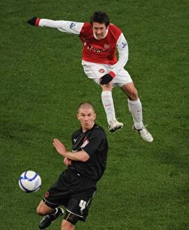 Tomas Rosicky (Arsenal) Ben Chorley (Orient). Arsenal 5: 0 Leyton Orient