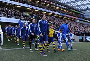 Tomas Rosicky (Arsenal). Brighton & Hove Albion 2: 3 Arsenal. FA Cup 4th Round. Amex Stadium