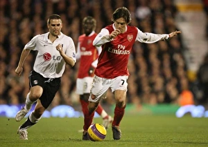 Tomas Rosicky (Arsenal) David Healy (Fulham)