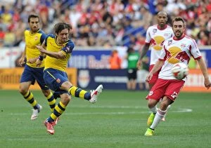 Images Dated 26th July 2014: Tomas Rosicky (Arsenal) Eric Alexander (Red Bulls). New York Red Bulls 1: 0 Arsenal