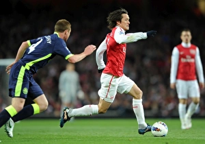 Tomas Rosicky (Arsenal) James McCarthy (Wigan). Arsenal 1:2 Wigan Athletic Tomas Rosicky (Arsenal) James McCarthy (Wigan). Arsenal 1:2 Wigan Athletic