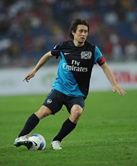 Malaysia XI V Arsenal Prints: Tomas Rosicky (Arsenal). Malaysia XI 0: 4 Arsenal, Bukit Jalil Stadium, Kuala Lumpur