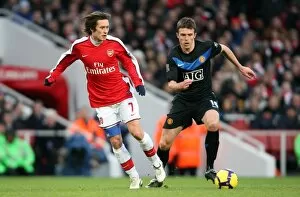 Tomas Rosicky (Arsenal) Michael Carrick (Man Utd). Arsenal 1: 3 Manchester United