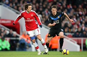 Tomas Rosicky (Arsenal) Michael Carrick (Man Utd). Arsenal 1:3 Manchester United Tomas Rosicky (Arsenal) Michael Carrick (Man Utd). Arsenal 1:3 Manchester United
