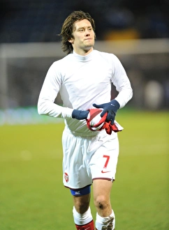 Portsmouth v Arsenal 2009-10 Collection: Tomas Rosicky (Arsenal). Portsmouth 1: 4 Arsenal, Barclays Premier League