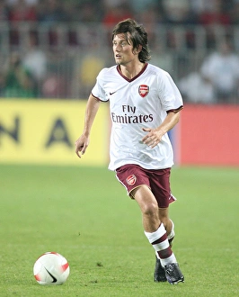 Sparta Prague v Arsenal 2007-8 Gallery: Tomas Rosicky (Arsenal) Sparta Prague 0: 2 Arsenal, Champions League Qualifier, 1st leg