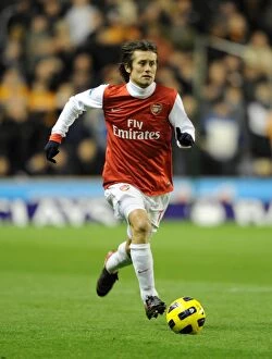 Images Dated 10th November 2010: Tomas Rosicky (Arsenal). Wolverhampton Wanderers 0: 2 Arsenal. Barclays Premier League