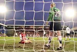 Fulham v Arsenal 2007-8 Gallery: Tomas Rosicky celebrates scoring the 3rd Arsenal goal