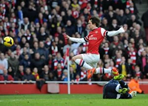 Arsenal v Sunderland 2013-14 Collection: Tomas Rosicky Scores Stunner: Arsenal's 3rd Goal vs Sunderland (2014)