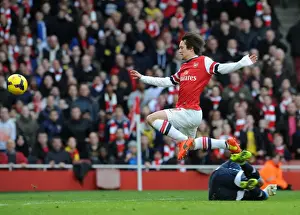 Arsenal V Sunderland 2013-14 Prints: Tomas Rosicky Scores Stunner: Arsenal's 3rd Goal vs Sunderland (2014)