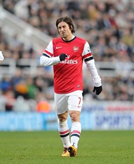 Newcastle United Collection: Tomas Rosicky: Star Performance Against Newcastle United, Premier League 2013-14