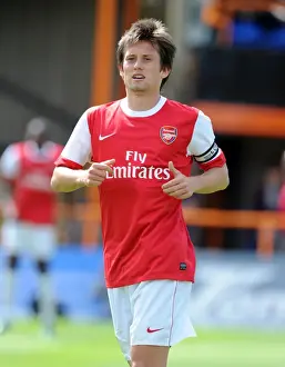 Barnet V Arsenal 2010-11 Prints: Tomas Rosicky's Brilliant Performance Leads Arsenal to 4-0 Pre-Season Victory over Barnet