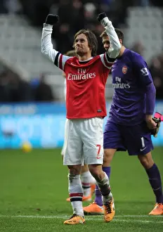 Newcastle United V Arsenal 2013-14 Prints: Tomas Rosicky's Epic Goal: Arsenal's Triumph over Newcastle United (2013-14)