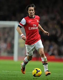 Arsenal V Liverpool 2013-14 Prints: Tomas Rosicky's Game-Winning Goal: Arsenal 2-0 Liverpool, Premier League 2013-14