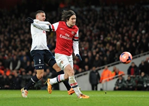 Arsenal V Tottenham Hotspur 2013-14 Prints: Tomas Rosicky's Stunner