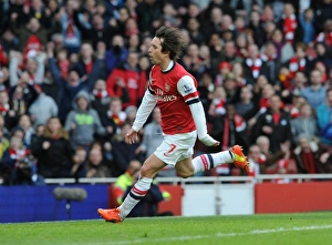 Arsenal V Sunderland 2013-14 Prints: Tomas Rosicky's Triumph: Arsenal's Third Goal vs. Sunderland (2013-14)
