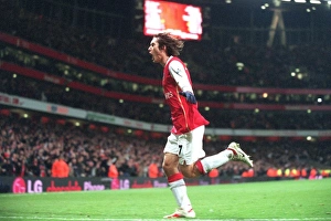 Arsenal V Tottenham Hotspur - Carling Cup 1-2 Final 2nd Leg 2006-07 Prints: Tomas Rosicky's Triumph: Arsenal's Thrilling 3-1 Victory Over Tottenham Hotspur in Carling Cup Semi-Final