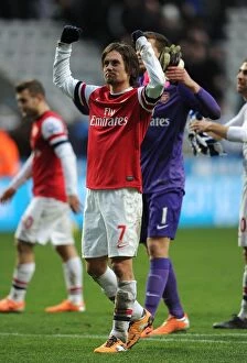 Newcastle United Collection: Tomas Rosicky's Triumphant Goal: Arsenal's Victory Over Newcastle United (2013-14)
