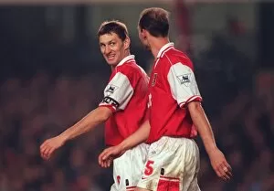 Images Dated 7th April 2005: Tony Adams and Steve Bould (Arsenal)